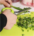 5 Layers Basil Rosemary Kitchen scissor