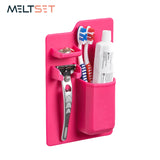 Silicone Bathroom Shelves Organizer Toothbrush