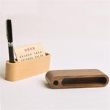 One pcs wood Career Business Card Holder