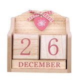 1PC Decorative Wooden Calendar