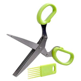 5 Layers Basil Rosemary Kitchen scissor