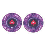 2pcs EPT Ceramic Poker